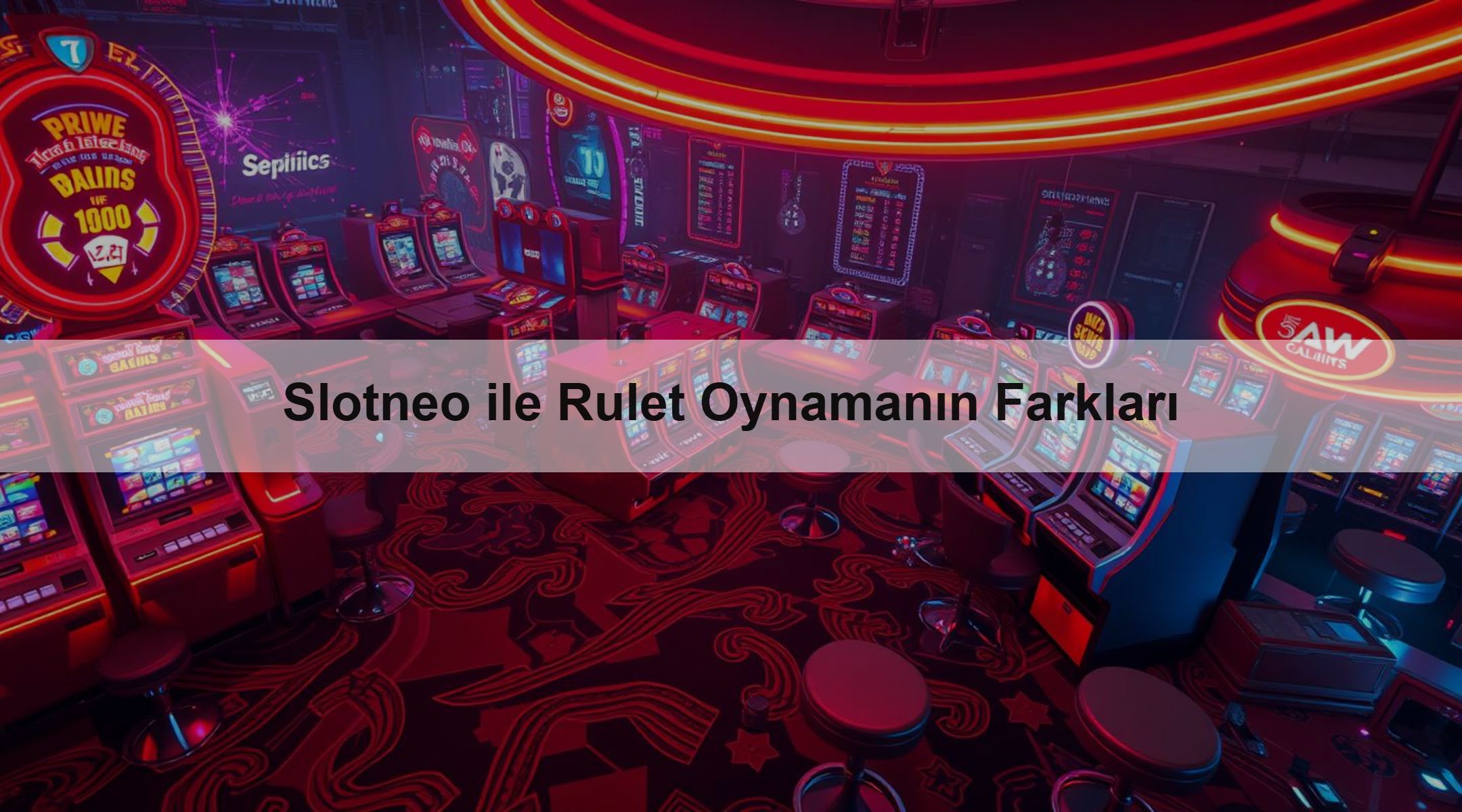 Slotneo ile Rulet Oynamanın Farkları
